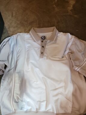 Vintage Late 80s Mens Sinched Bottom Golf Polo